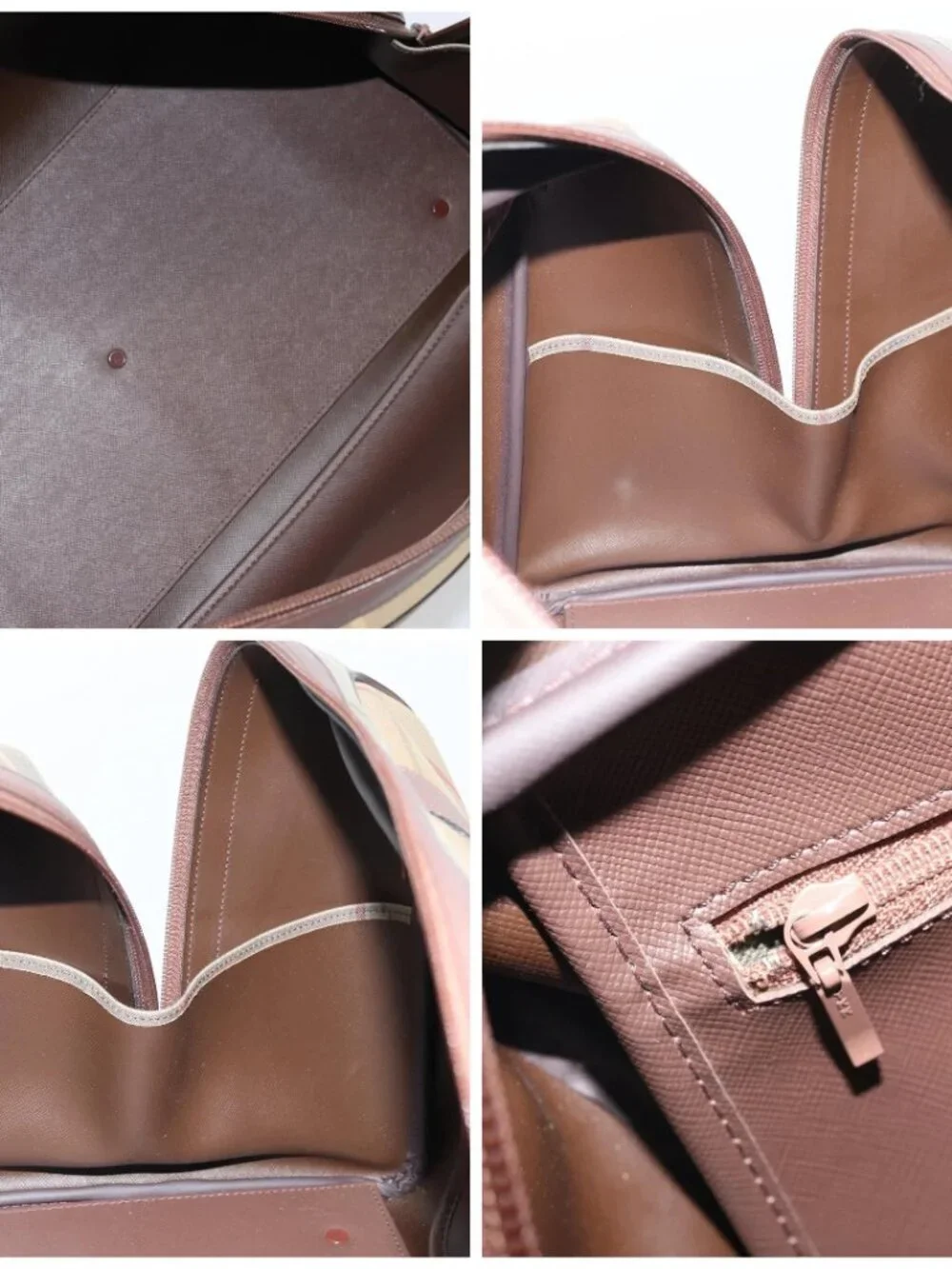 Burberrys Nova Check Boston Bag Canvas Beige Gold - Picture 15 of 16